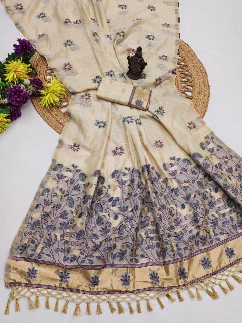Vastrangan lotus mul cotton saree surat